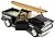 Set of 4: 5" 1955 Chevy Stepside Pickup with Surfboard 1:32 Scale (Black/Blue/Red/Yellow)