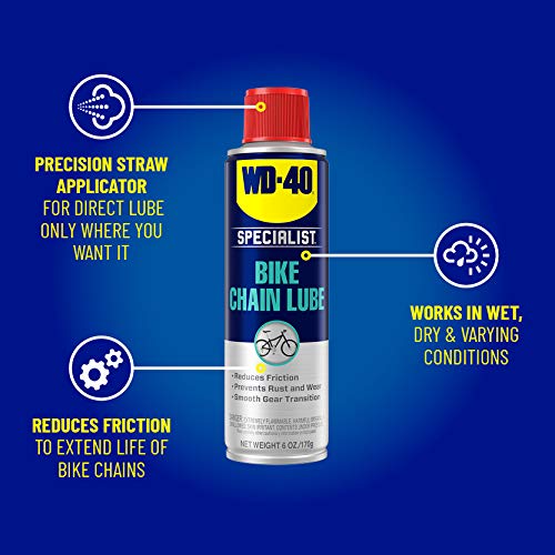 WD40 All Conditions Bike Chain Lube and Chain Cleaner/Degreaser