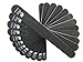 Nail Files 120 240 Grit for Natural Acrylic Poly Nail Gel Nails Double Sided Emery Board Black Washable Professional Set Manicure Tools (12 Pack) by JPACO