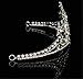 Luxury Bride Star Moon Queen Crystal Crown Tiara Wedding Bridal Party Prom Headbrand(#47)