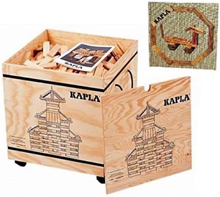 KAPLA Case 1000 Stones Pieces With Brown Book