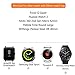 Lwsengme Silicone Watch Replacement Bands with Quick Release-Choose, Choose Color & Width (20mm,22mm) Soft Rubber Watch Strap for Men & Women Smart Watch Fitness (Colorful-03, 20mm)