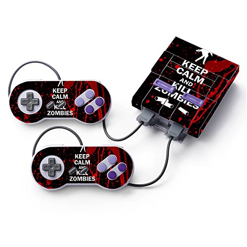 MightySkins Skin Compatible with Nintendo Super NES Classic - Kill Zombies | Pr…
