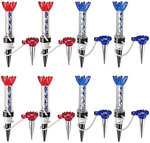 Amy Sport Golf Tees Unbreakable Plastic Magnetic 80mm Long Bulk Reusable Value 4/8 Pack Blue Red Flexible Magnet Tee Lift Step for Men Women Practice Training Set Amy Sport Golf Tees Unbreakable Plastic Magnetic 80mm Long Bulk Reusable Value 4/8 Pack Blue Red Flexible Magnet Tee Lift Step for Men Women Practice Training Set