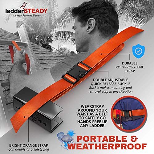 ladderSTEADY Ladder Securing Device Adjustable Stabilizer Strap