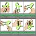 Hand Grip Strength Trainer Kit with 2 Hand Therapy Ball - Adjustable Resistance 22 to 88 Lbs - Non-Slip Gripper - Strengthening Exercises - Relieve Stress and Anxiety (Green Color)