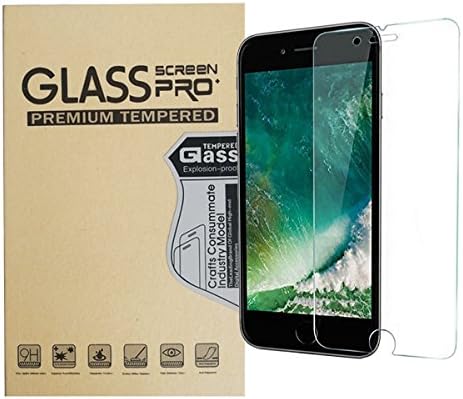 iPhone 8 Plus 7 Plus Screen Protector, Nora Crer 0.26mm 9H Tempered Glass Screen Protector Anti-Shatter Film for iPhone 8 Plus / 7 Plus 5.5" inch - [3D Touch Compatible]