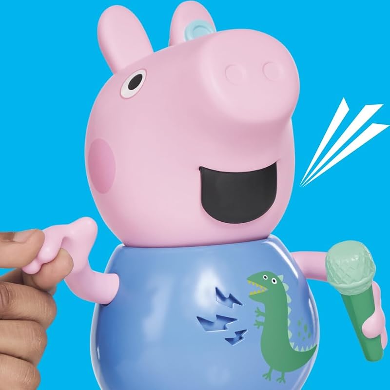, George canta e faz piadas, figura de 20 cm, brinquedo musical com mais de 50 sons e canções, brinquedos para pré-escolares para meninas e rapazes a partir dos 3 anos - versão espanhola