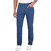 Ben Sherman Men's Performance Golf Pants – Four-Way Stretch, Quick-Dry, Wrinkle-Resistant Casual Pants, Grip Waistband, Sea, 36 X 30
