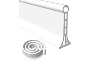 SAIKOOWA 3.15" High- Shower Threshold Water Dam,67 Inch New Shower Dam - Shower Splash Guard Water Dam Barrier, Collapsible Shower Water Dam for Wet and Dry Separation