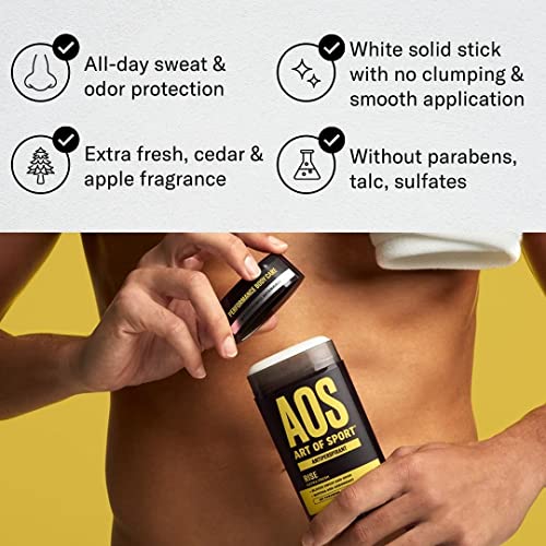 Art of Sport Men’s Antiperspirant Deodorant, Fresh Fragrance, Made with