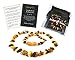Raw Baltic Amber Teething Necklaces For Babies (Unisex) - Anti Flammatory, Drooling & Teething Pain Reduce Properties - Certificated Natural Baltic Amber with the Highest Quality (Multi)
