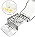 Egg Slicer Stainless Steel Metal, Get Perfect Even Egg Slices Each Time, No More Mess!