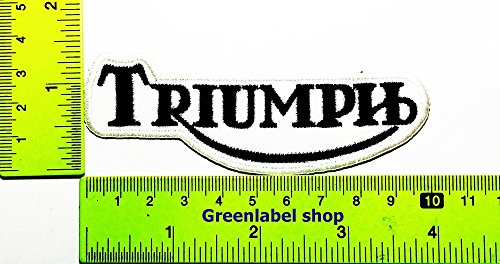 Triumph Motorcycles Racing Vintage Racer Classic Biker Club Patch Logo Sew Iron on Embroidered Appliques Badge Sign Costume Send Free Registration