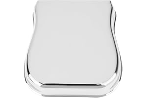 eMagTech Silver Electric Guitar Bridge Protection Metal Cover Compatible with Fender Vintage Telecaster Chrome