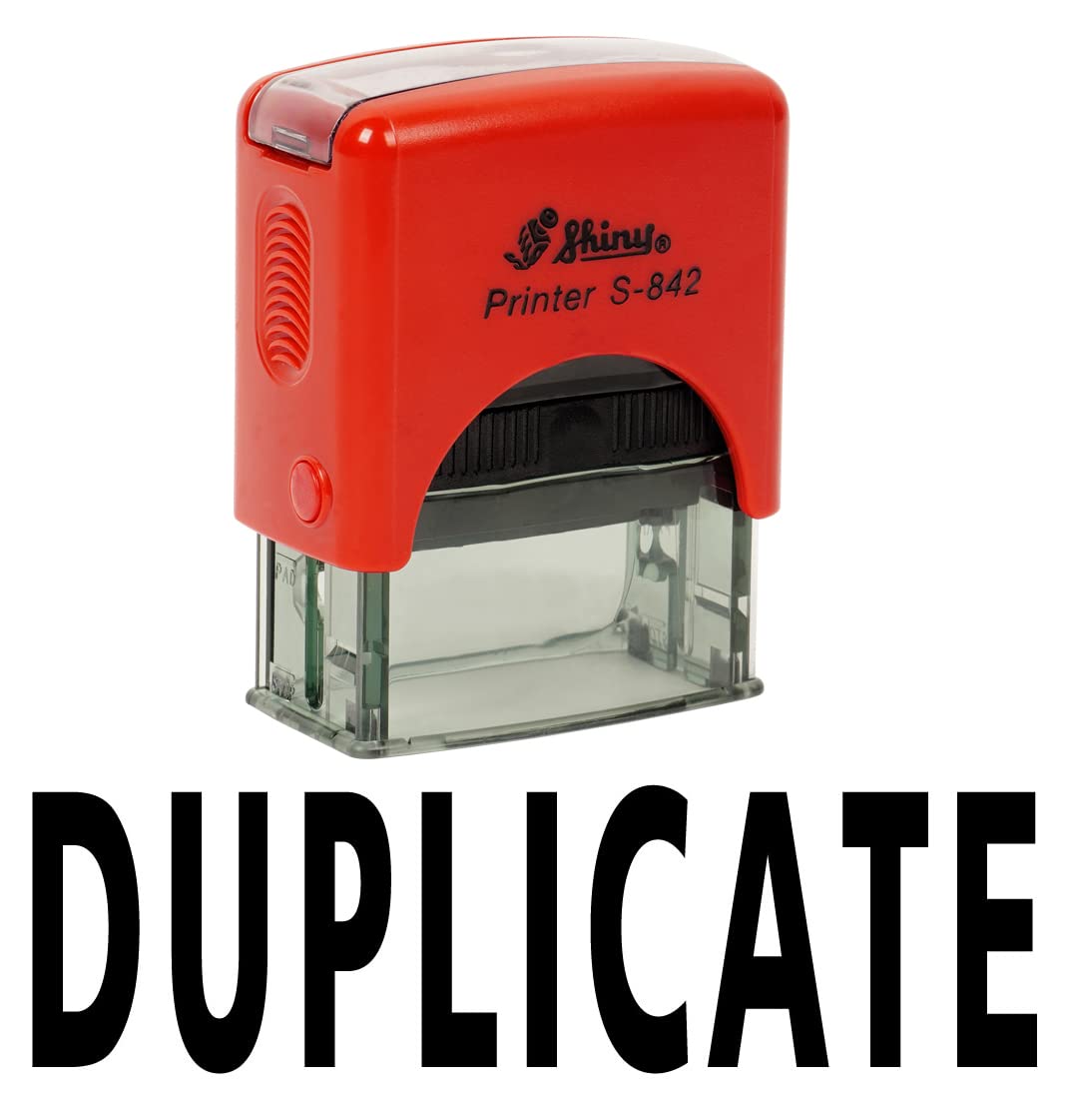 Printtoo Duplicate Self Inking Rubber Stamp Office Stationery Custom Shiny Stamp
