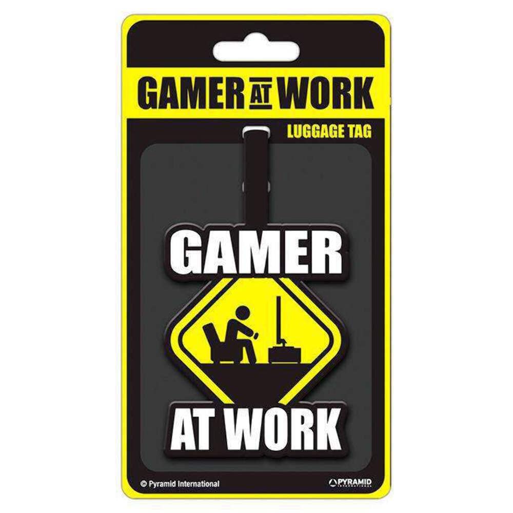 Pyramid Generic Gamer At Work Luggage Tag