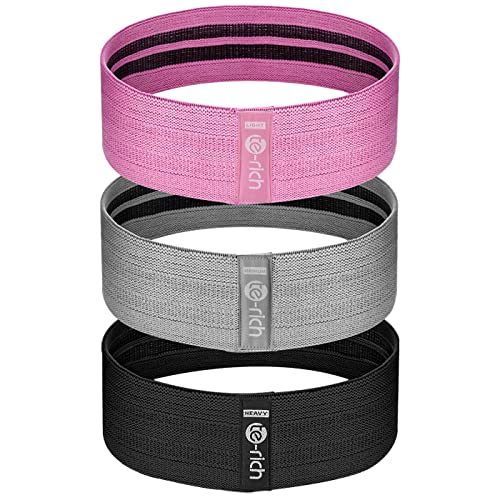 TeRich Resistance Bands, Fabric Booty Bands for Women, Cloth Workout