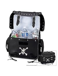 Diamond Plate motocicleta tronco Cooler   Bolsa ne