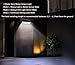 Ponvey 45 LED Wireless Weatherproof Solar Wall Light, Motion Sensor Activated ON/OFF with Easy Outdoor & Indoor Installations - Perfect for Garden,Yard, Deck, Step, Fence
