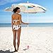 Sol Coastal Plastic Beach Umbrella Sand Anchor, Rust-Free and Sized for Thin Umbrellas (Black)