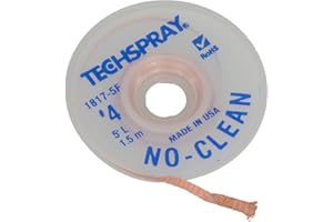 TECHSPRAY Tech Spray No-Clean Desoldering Braid Advanced Braid Design