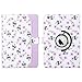 ULAK iPad mini 1/2/3 Case - 360 Degree Rotating Stand Case Cover with Auto Sleep / Wake Feature for Apple iPad mini 1 / iPad mini 2 / iPad mini 3 - Purple Rose