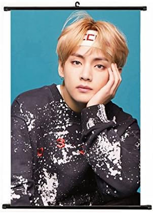 Jiquan Kpop BTS Bangtan Boys [ FACE YOURSELF ] Fabric Wall Scroll Poster Wall Decor Hanging Paintings for A.R.M.Y (BTS-7)