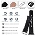 Fullmosa Leather Bands Compatible with Apple Watch Band 41mm 40mm 38mm 42mm 44mm 45mm 46mm 49mm Women Men for iWatch Ultra 2/Ultra/10/9/8/7/6/5/4/3/2/1/SE2/SE, 42mm 41mm 40mm 38mm Black/Silver