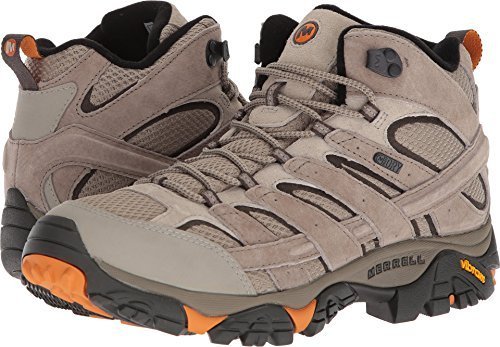 Merrell Men's Moab 2 Mid Waterproof Hiking Boot (12 D(M) US, Brindle)