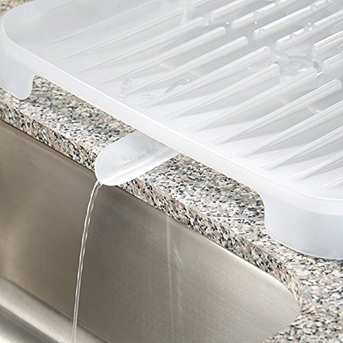 iDesign Dish Drain Board InterDesign Swivel Spout for Kitchen Sink