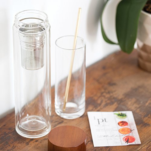 Teroforma 1pt Infusion Kit – Alcohol & Spirits Infusion Bottle for the Home Bar (2-Piece Set) - Thumbnail 3