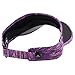 adidas Women's Adizero II Visor, Black/Shock Purple/Raffia Print, One Size