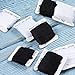 Peirich 24 Black White Embroidery FOSS Friendship Bracelets Floss for Knitting, Embroidery Stitching and Cross Stitch Project with 12 Pieces Floss Bobbins