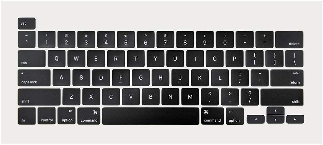 Photo 1 of Padarsey New Replacement US Keyboard Keycaps Keys Compatible for MacBook Pro Retina 13" 16" A2141 A2289 A2251 2019 2020 Years EMC 3348 EMC3349 3456 Full Set of Replacement Keyboard Key Caps