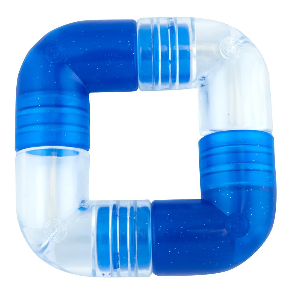 Planet Dog Orbee-Tuff Link Blue Interactive Treat-Dispensing Puzzle Dog Toy, 4-Piece