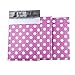 Fuxury Pink Dot Bubble Mailers 6x10 25 Pack, Poly Small Bubble Mailers #000, Self Seal Padded Envelopes,Waterproof Padded Mailers for Packaging Boutique,Small Business,Jewelry, Makeup,Cards,Bulk