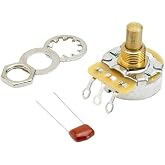 Fender 250K, Solid Shaft, "No-Load" Potentiometer for Volume or Tone
