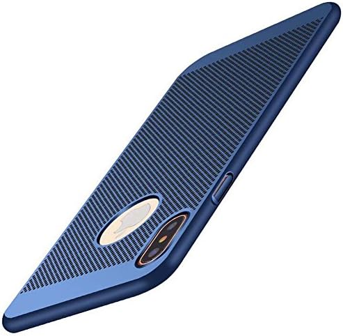 iphone 6s plus Case,iphone 6 plus Case,CCgo Mesh Design Ultra Slim Thin Breathable Cooling Heat Dissipation PC Hardcase Shockproof Protective Matt Cover for iphone 6/6s plus 5.5" Royal Blue