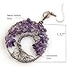 BAYUEBA Dangle Earrings Tree of Life Chakra Jewelry Mothers Day Gifts for Mom Wife Women (#2 Amethyst)