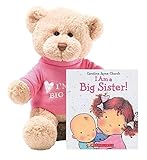 GUND T-Shirt Teddy Bear Stuffed Animal Plush 12” (Big Sister Gift Set)