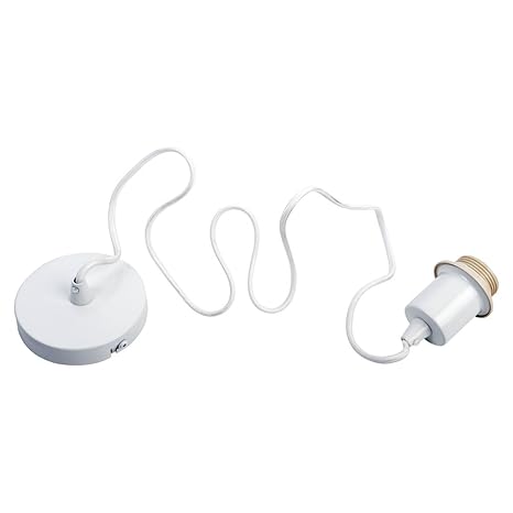 Pack Of 30 White Bc Pendant Lamp Holder Ceiling Rose 6 White