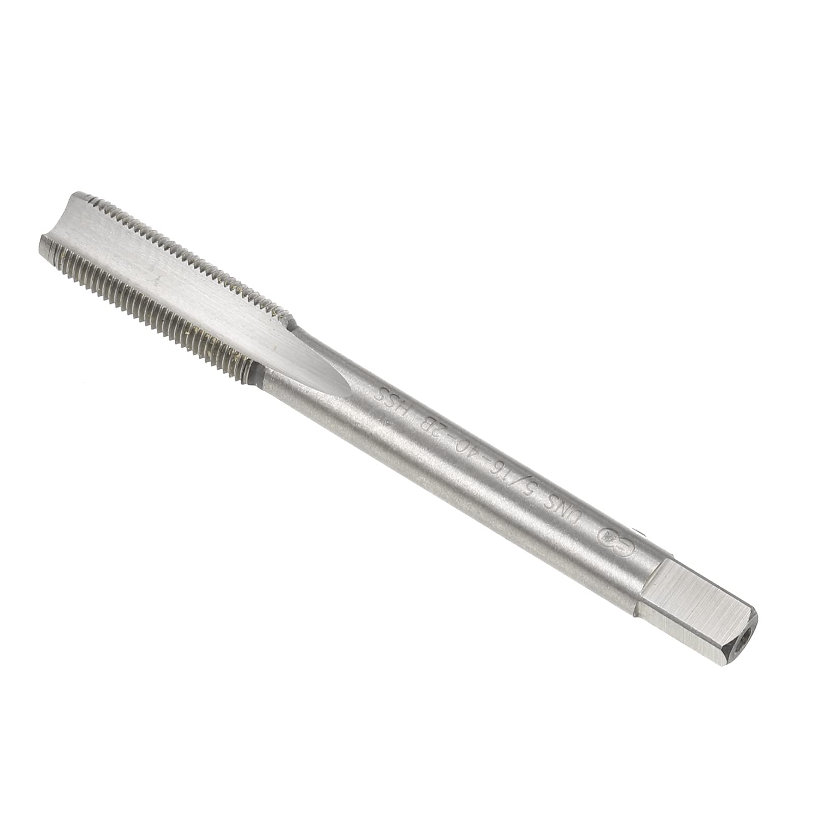 CoCud Thread Milling Taps, 5/16-40 UNS Thread 2B, High Speed Steel Machine 3 Straight Flutes Screw Threading Tool - (Applications: for Tapping Drilling Machine), 1-Piece