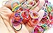 PET SHOW Pet Rubber Bands for Doll Dog Cat Hair Bows Grooming Accessories Color Assorted Pack of 1000