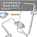 rooCASE iPhone Xs Case, iPhone X Case, Plexis Ultra Slim and Lightweight TPU PC Cover Designed for Apple iPhone Xs (2018) / iPhone X (2017), Clear
