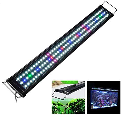 NANANA LED Aquarium Light for Coral Reef Plants Fish Marine and Cold Water Aquariums Tanks LED Hoods Fish Lights 12V with 2 Control Modes, Multiple Sizes,30cm