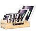 Charging Station, Levin Eco-Friendly Bamboo Charging Station Rack & Docking Organizer for Multiple Devices Such As Smartphones & Tablets
