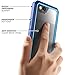 SUPCASE Unicorn Beetle Series Case Designed for Premium Google Pixel 2, Hybrid Protective Clear Case for Google Pixel 2 2017 Release (Frost/Navy)