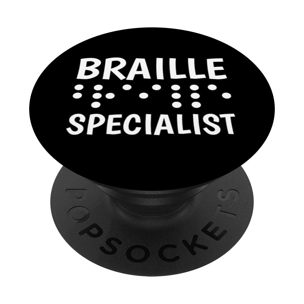 Braille Specialist PopSockets Swappable PopGrip