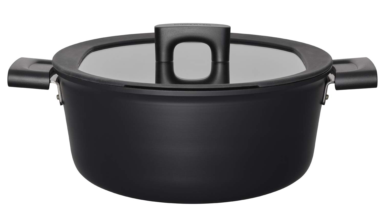 Fiskars Casserole, Ø 26 cm, Suitable for all hobs, Capacity: 5 litres, Suitable for all types of hobs, Aluminium/plastic, Scratch-resistant, Non-stick coating, Hard Face, 1052228